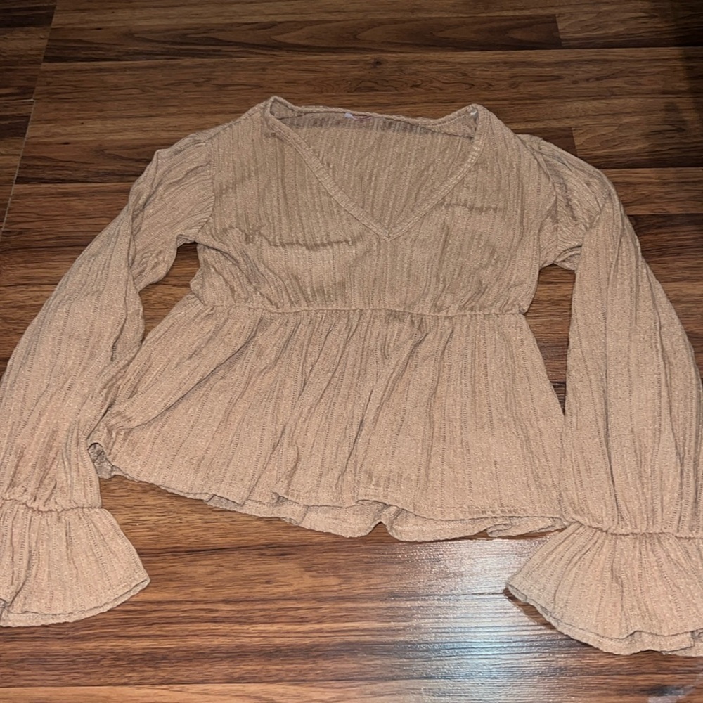 NWT peplum top sweater